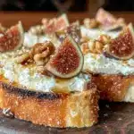 fig and honey ricotta toast - featured image