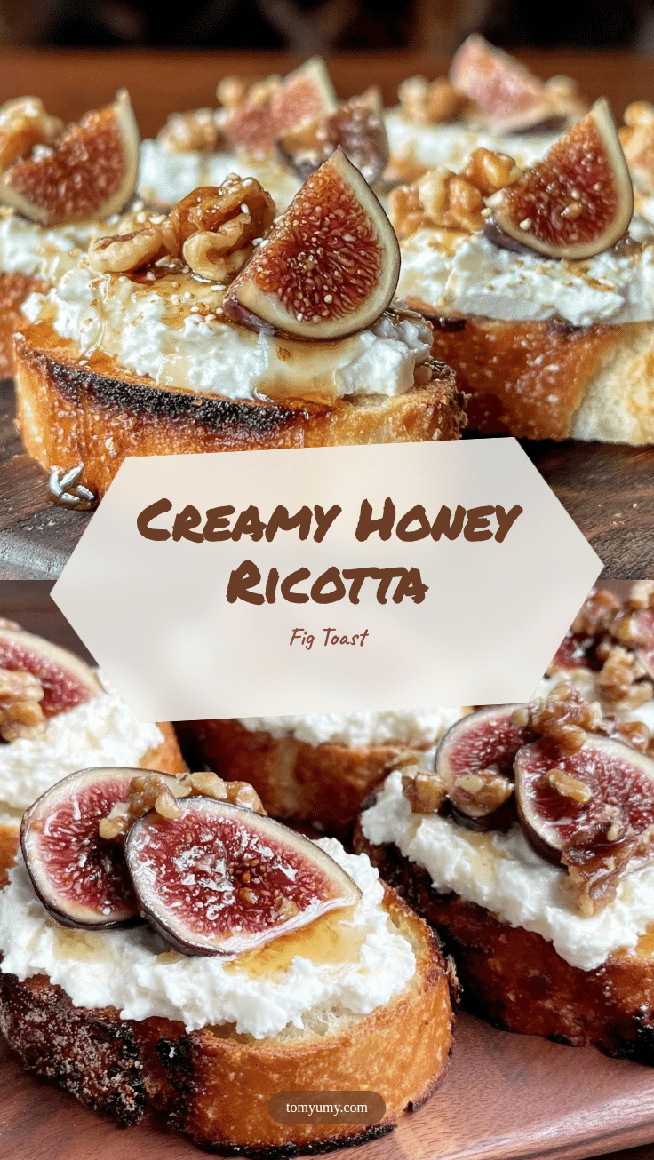 fig and honey ricotta toast recipe