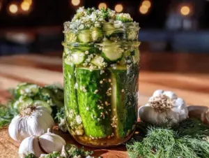 fresh fermented pickles - featured image
