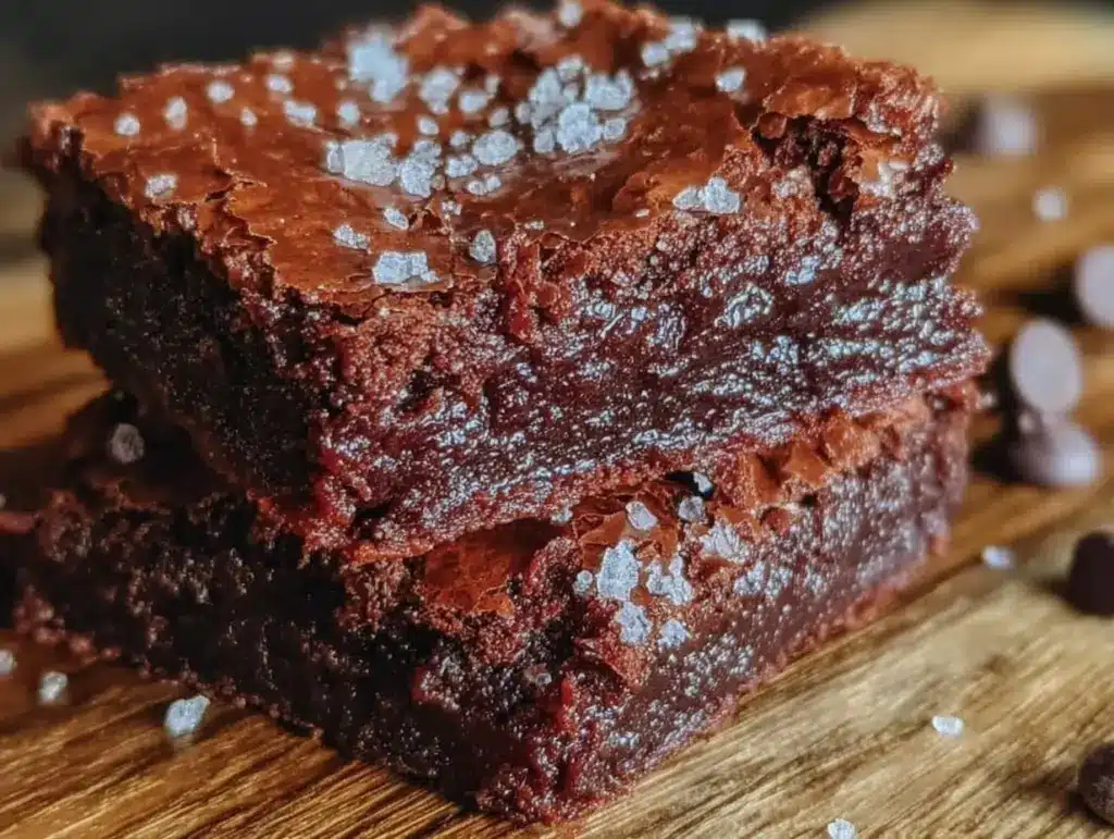 fudgy better than box brownies recipe - featured image