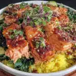 healthy anti-inflammatory salmon bowl - featured image