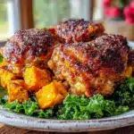Healthy Whole30 chicken thighs recipe - featured image