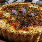 herb garden quiche - featured image