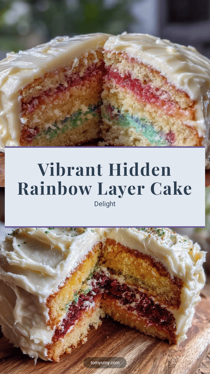 hidden rainbow layer cake recipe