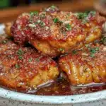 honey garlic crockpot chicken - featured image