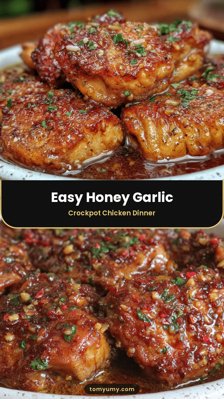 honey garlic crockpot chicken recipe