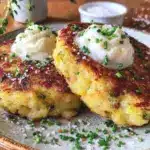leftover mashed potato cakes - featured image