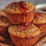 low fodmap banana oat muffins - featured image
