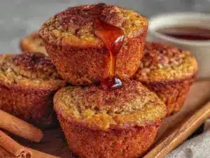 low fodmap banana oat muffins - featured image