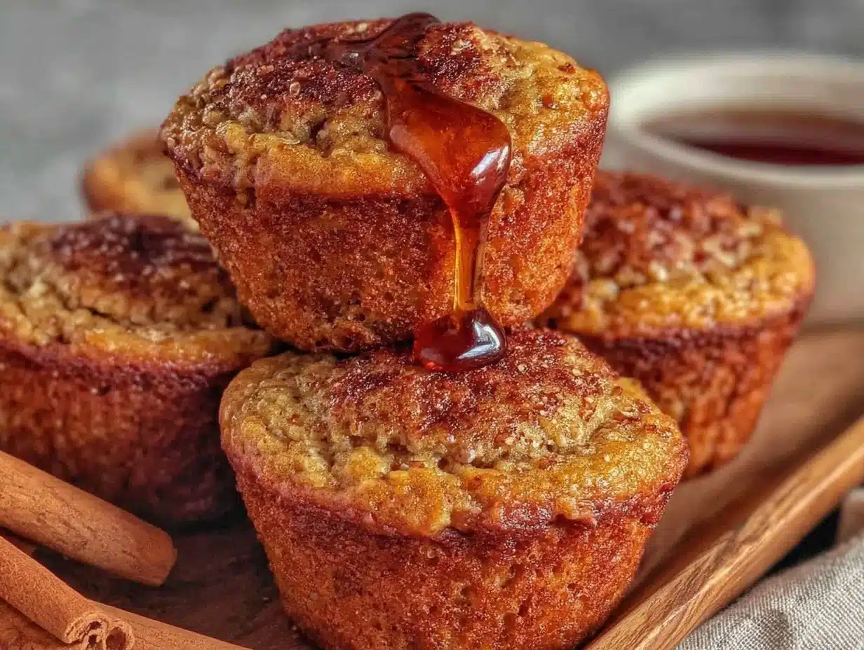 low fodmap banana oat muffins - featured image