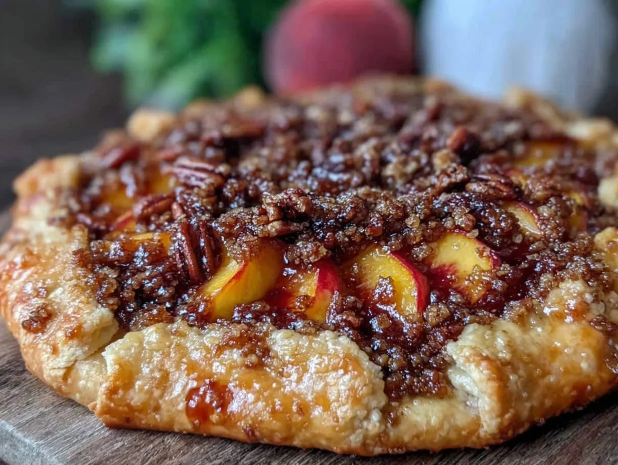 peach galette recipe preparation steps