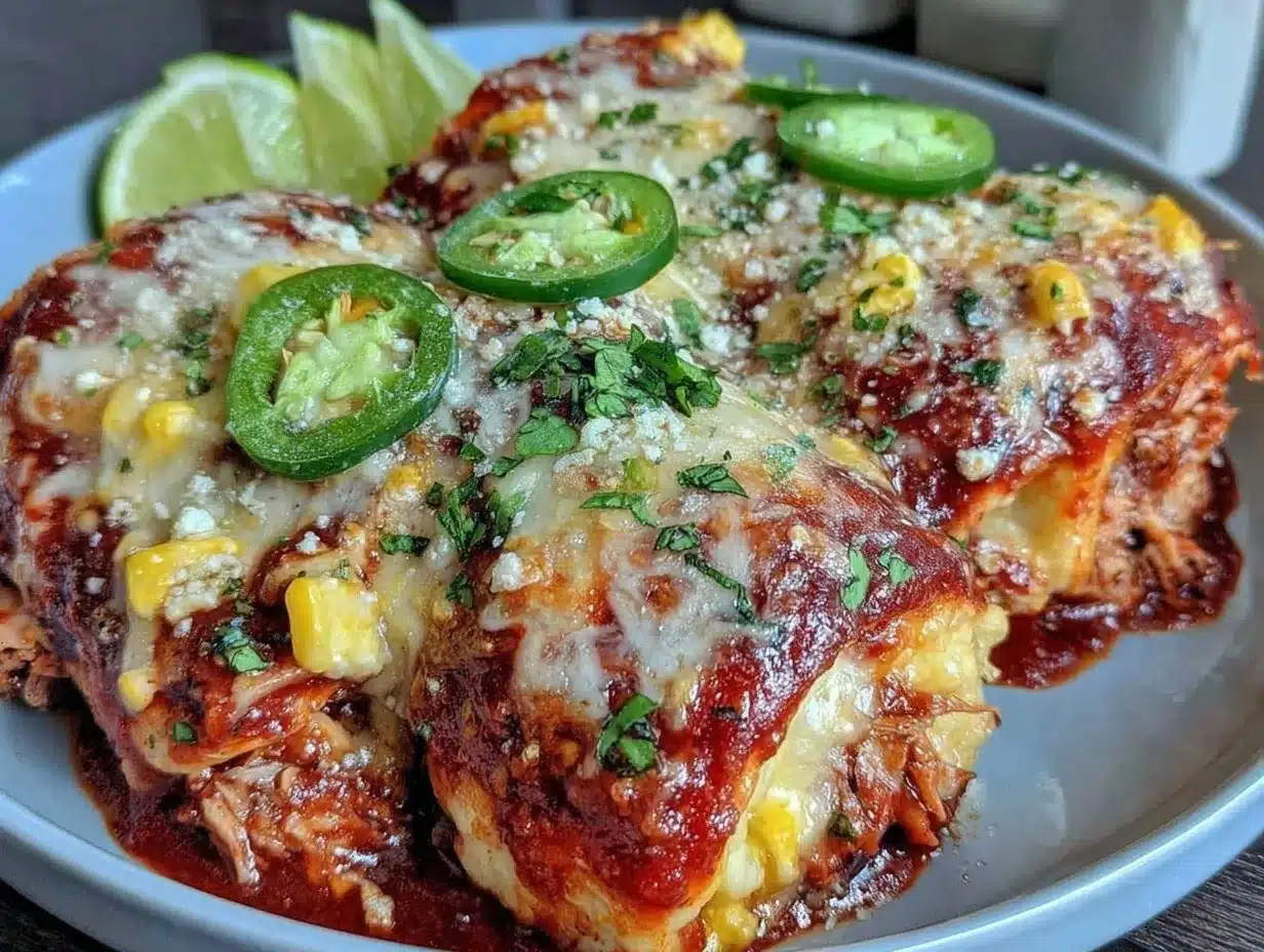 quick rotisserie chicken enchiladas preparation steps