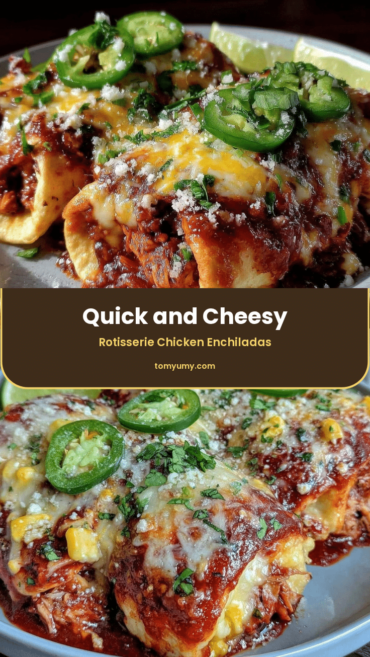 quick rotisserie chicken enchiladas recipe