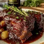 red wine braised short ribs - featured image