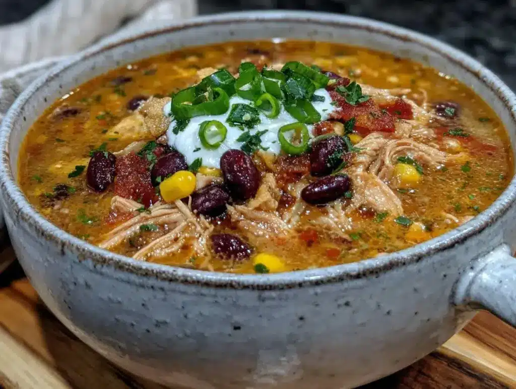 rotisserie chicken tortilla soup - featured image