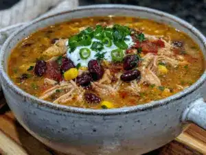 rotisserie chicken tortilla soup - featured image