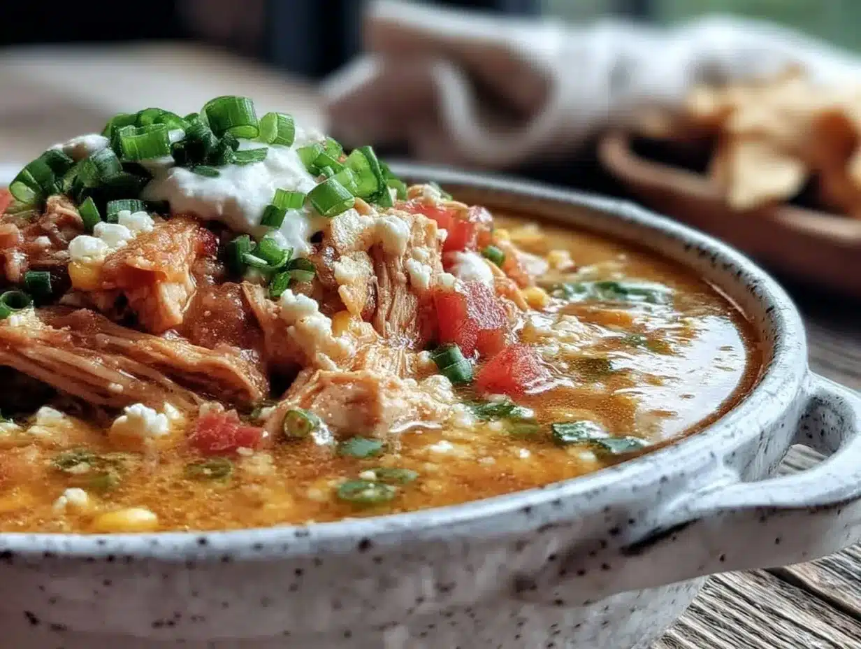 rotisserie chicken tortilla soup preparation steps