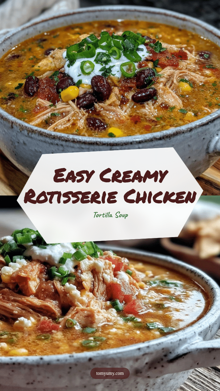 rotisserie chicken tortilla soup recipe