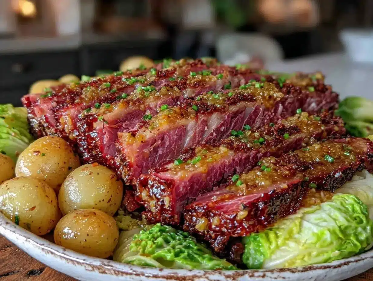 slow cooker corned beef and cabbage preparation steps