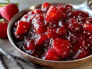 strawberry preserves recipe - featured image
