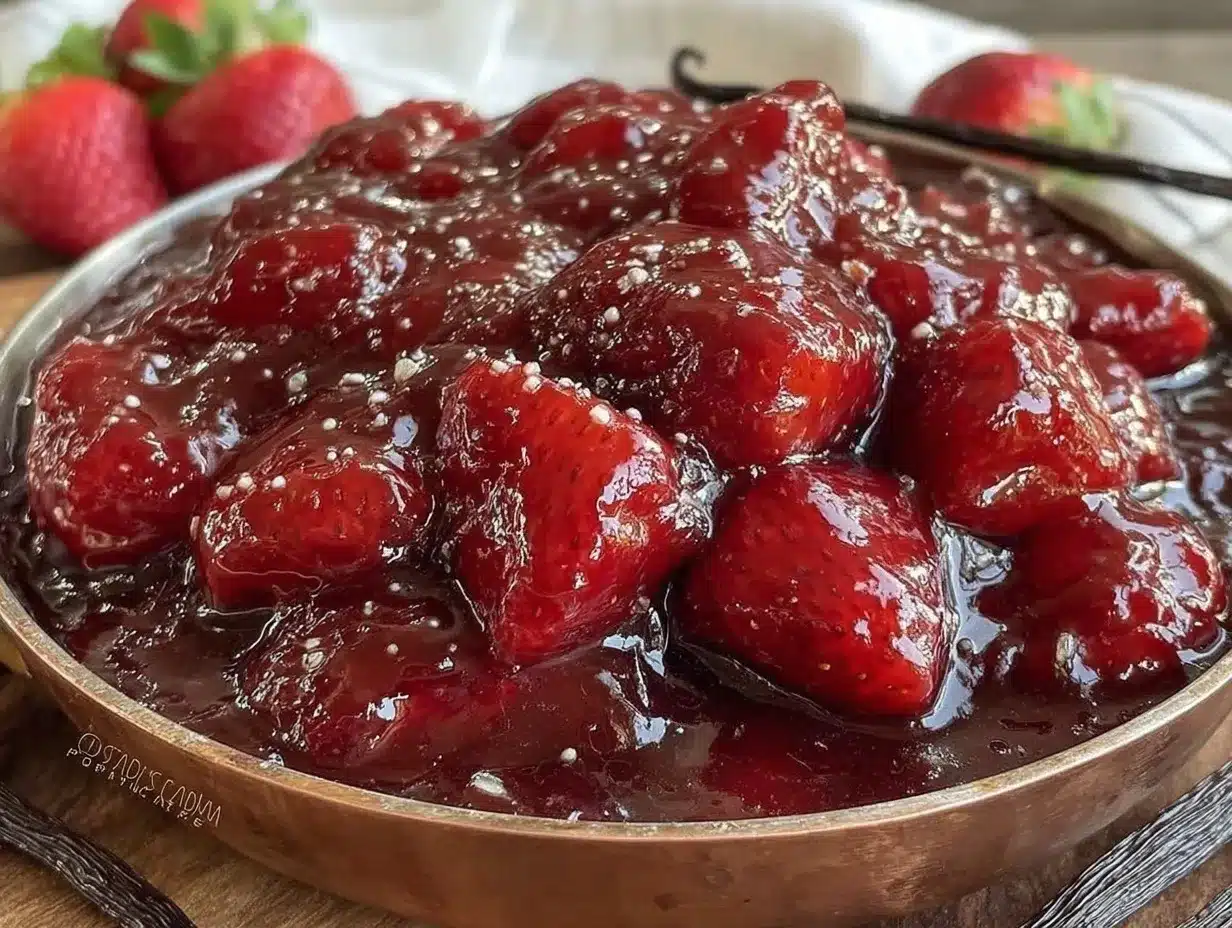 strawberry preserves recipe preparation steps