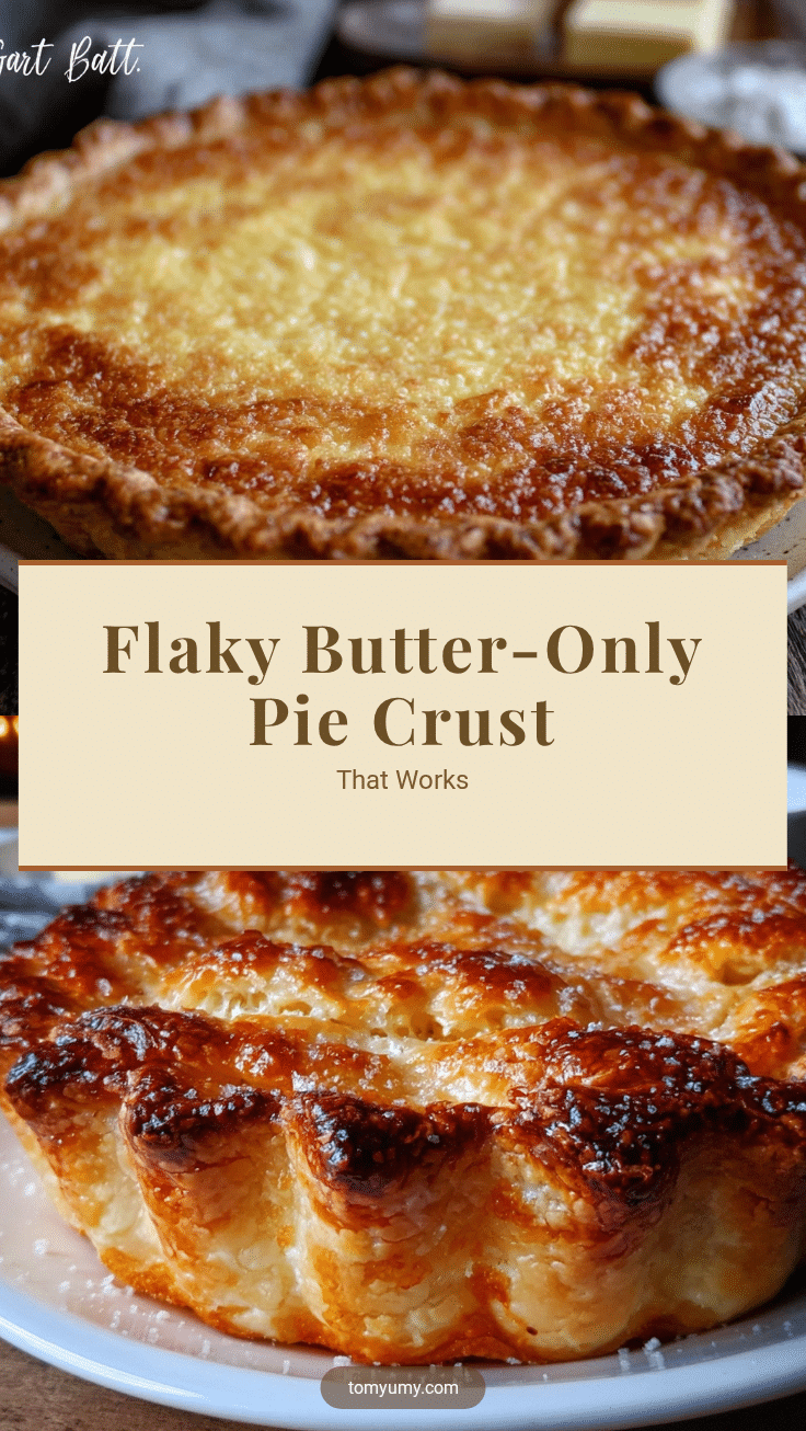 tender butter-only pie crust recipe