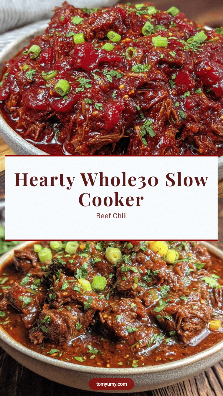 whole30 slow cooker beef chili recipe