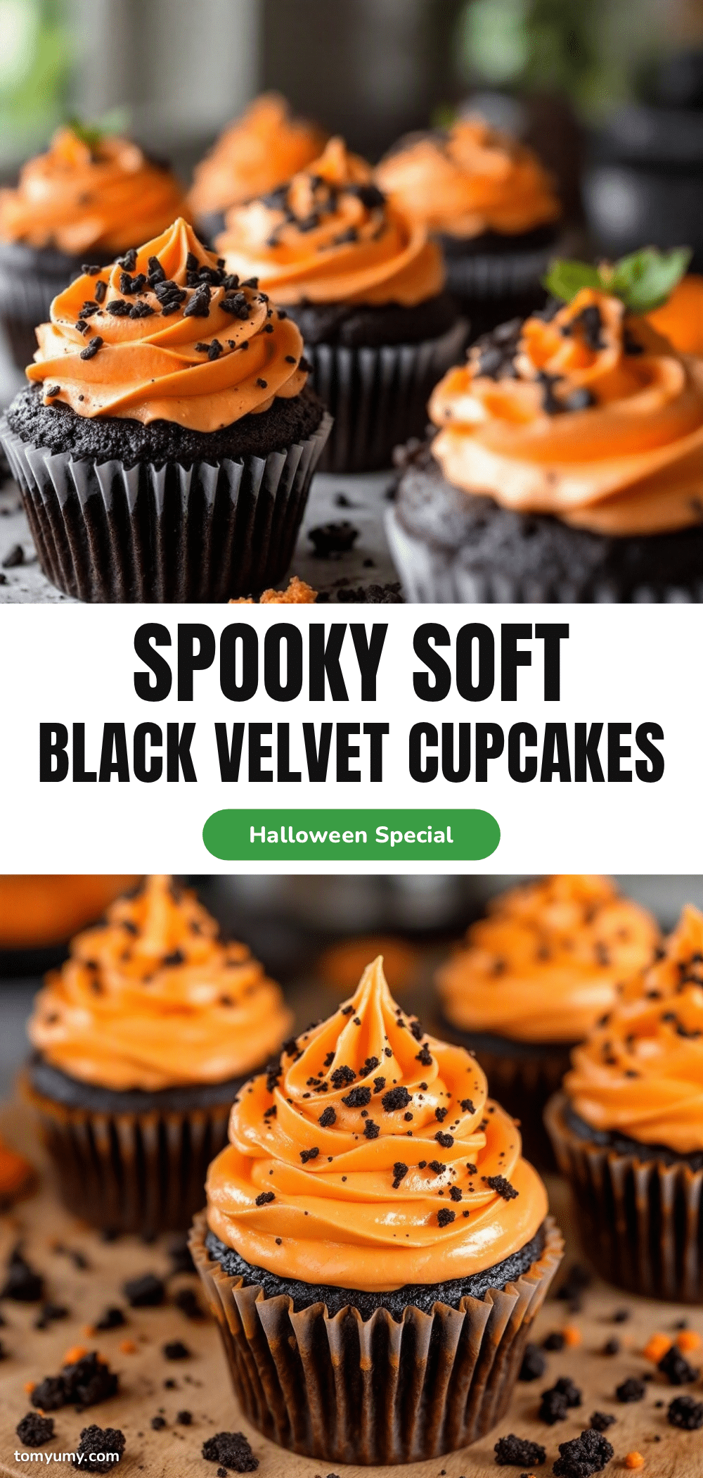 black velvet halloween cupcakes recipe