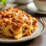 Christmas Morning Overnight Cinnamon Roll Casserole - featured image