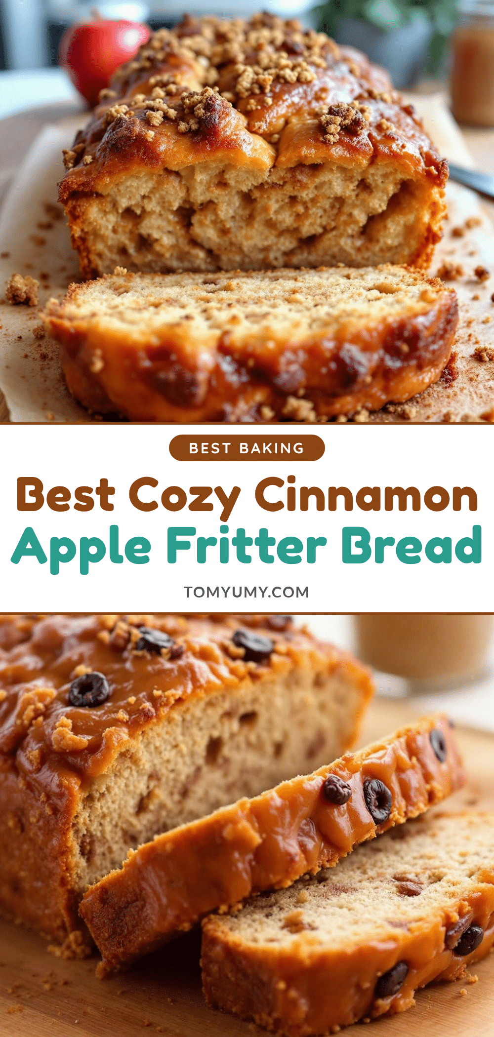 cinnamon apple fritter bread recipe