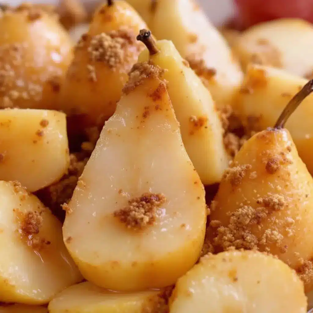 Cinnamon Vanilla Pears preparation steps