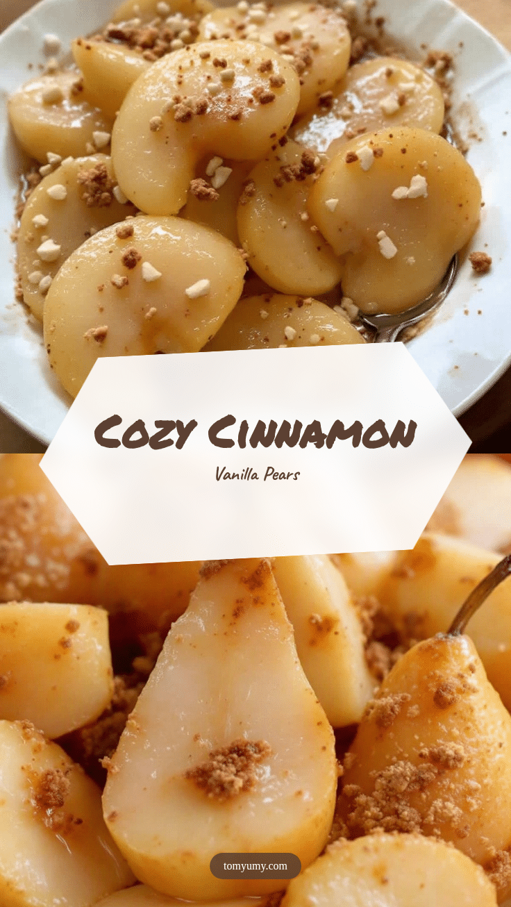 Cinnamon Vanilla Pears recipe