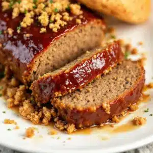 Classic Diner-Style Meatloaf with Brown Sugar Glaze - featured image