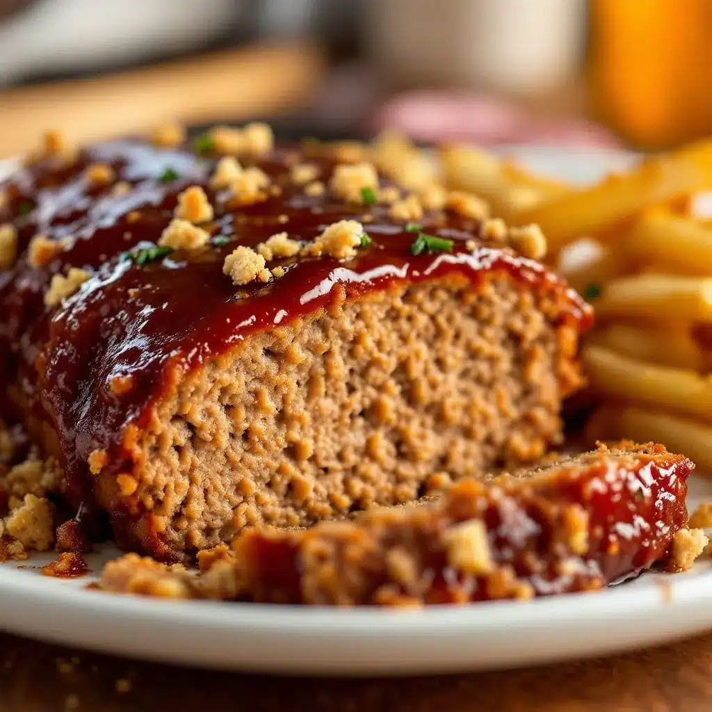 Classic Diner-Style Meatloaf with Brown Sugar Glaze preparation steps