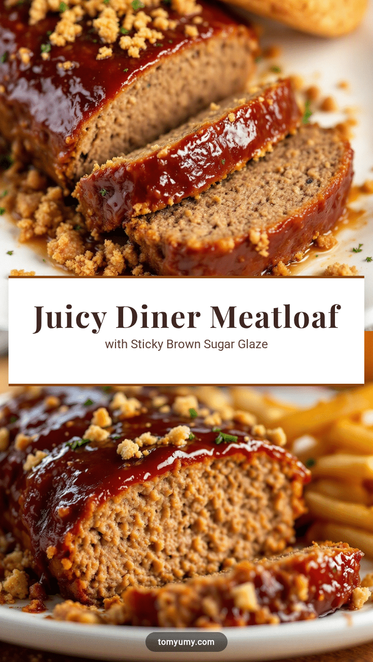 Classic Diner-Style Meatloaf with Brown Sugar Glaze recipe