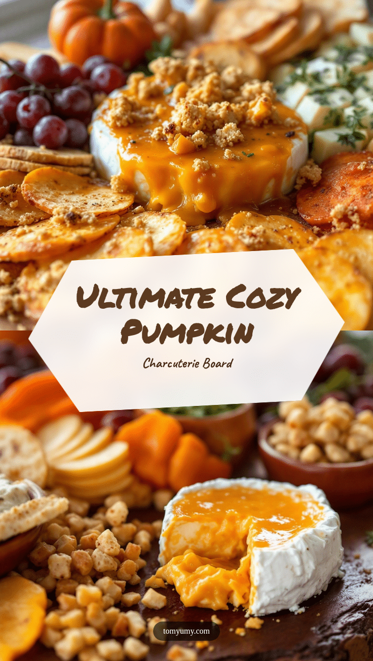 cozy pumpkin charcuterie board recipe