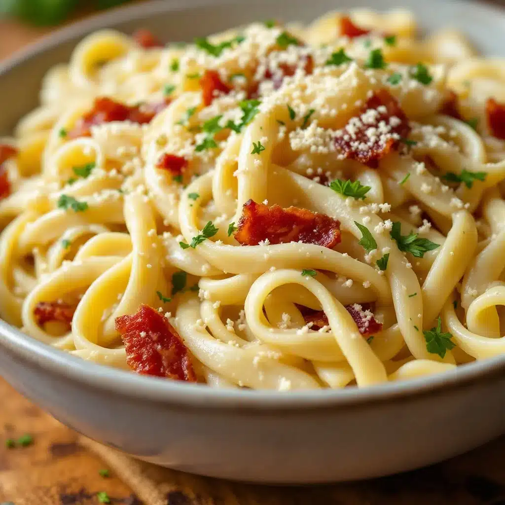 creamy bacon ranch pasta salad - featured image