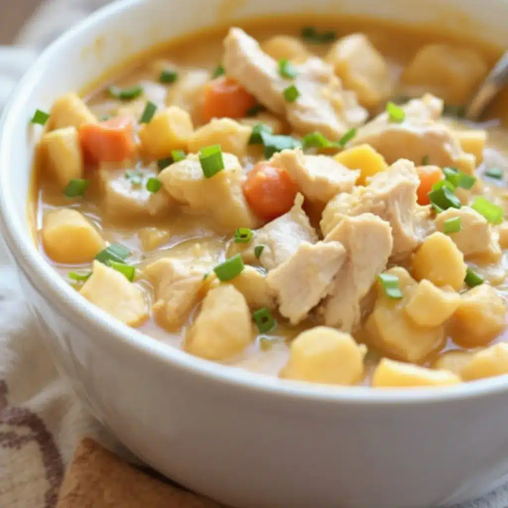 creamy crockpot white chicken chili preparation steps