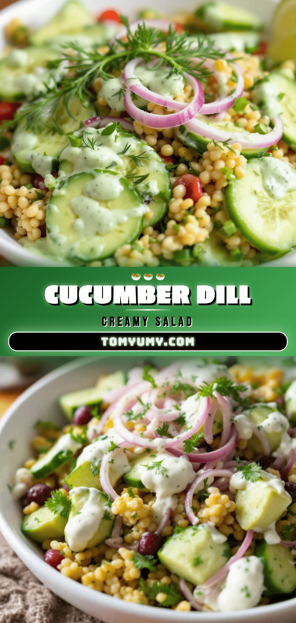 creamy cucumber dill salad recipe