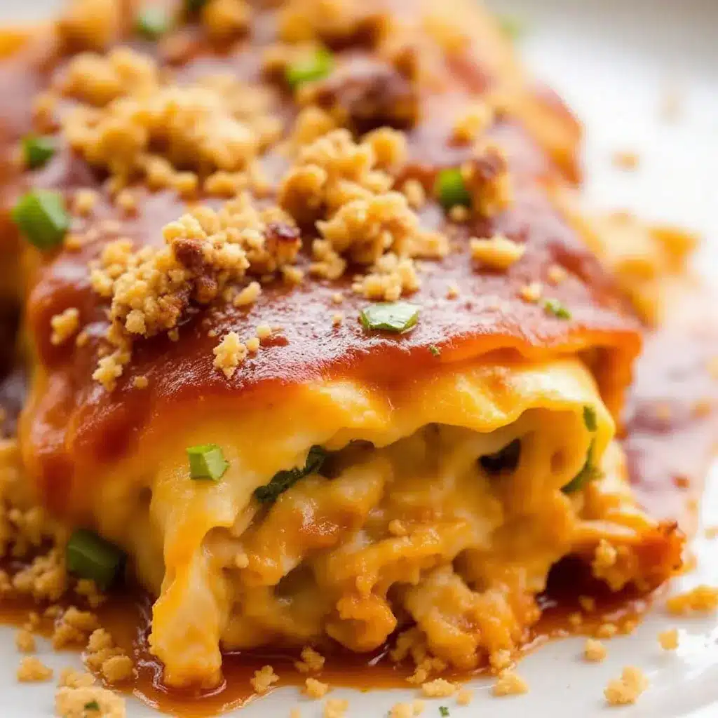 creamy hatch green chile chicken enchiladas preparation steps