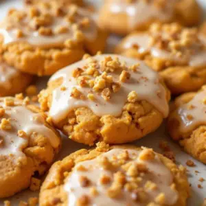 Creamy Iced Pumpkin Chai Latte Cookies - featured image
