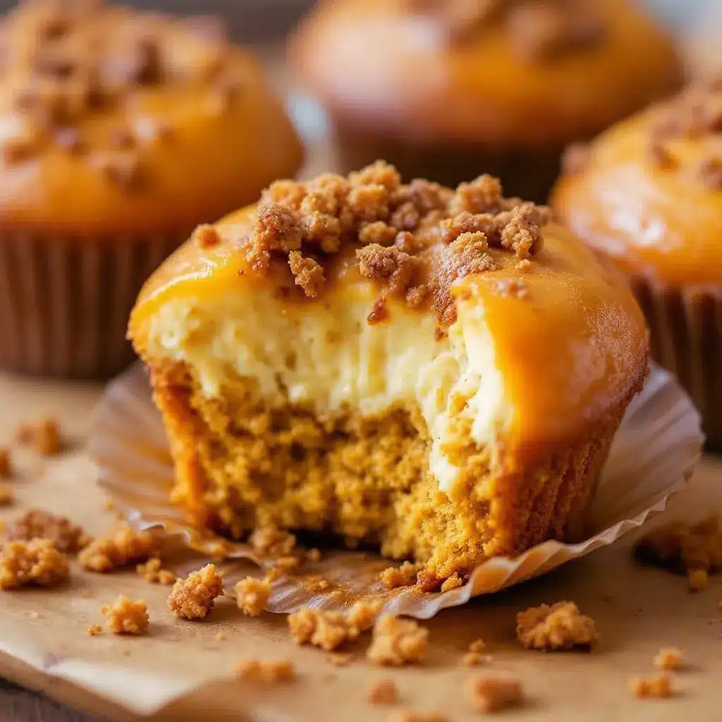 creamy mini pumpkin cheesecake muffins preparation steps