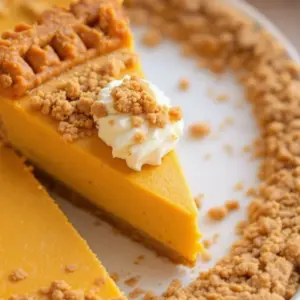 creamy no-bake pumpkin pie - featured image