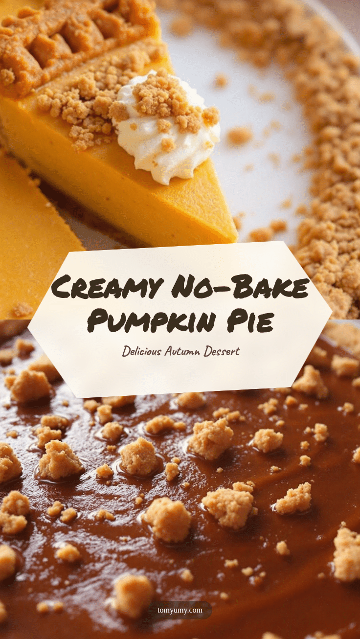 creamy no-bake pumpkin pie recipe