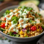 creamy no-mayo chicken salad wraps - featured image