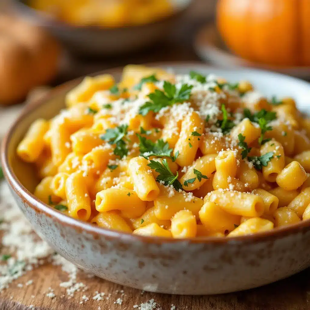 creamy roasted butternut squash mac & cheese bake - featured image