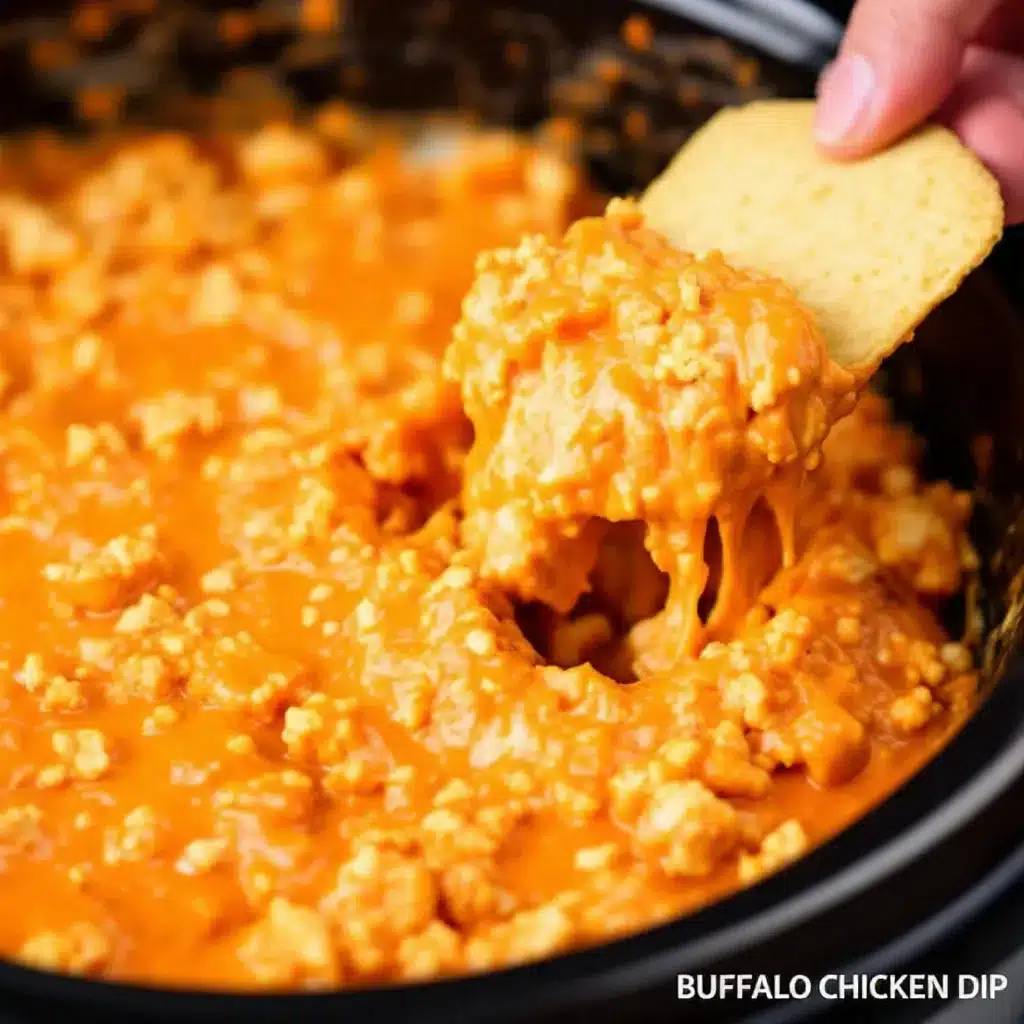 creamy slow cooker buffalo chicken dip preparation steps