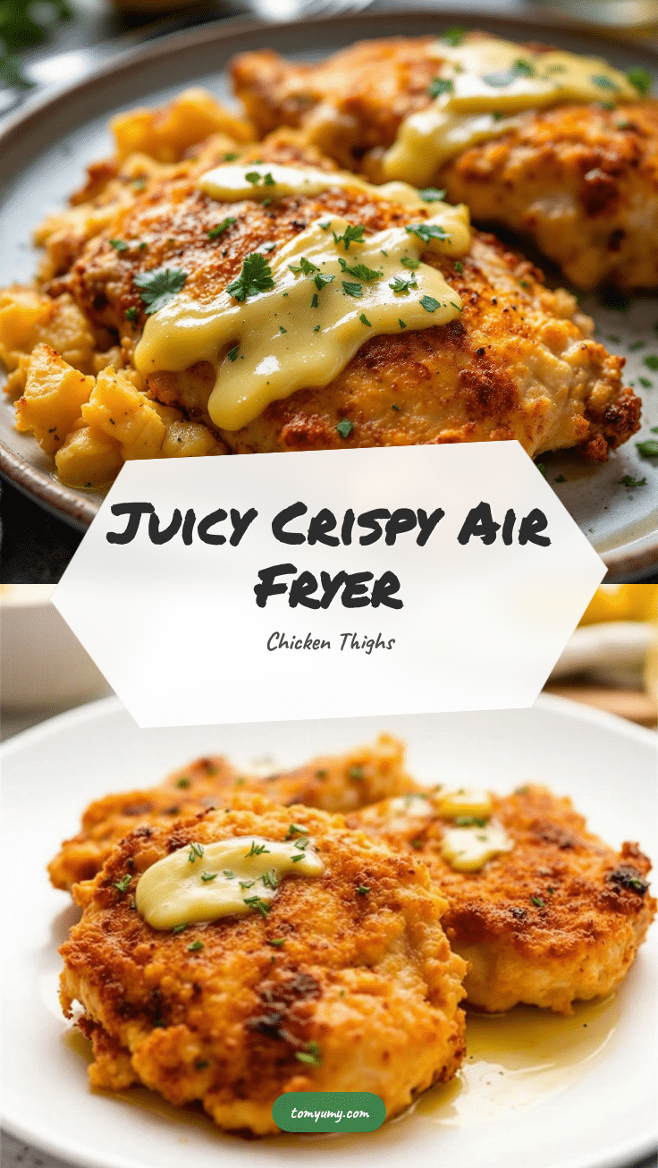 crispy air fryer chicken thighs recipe