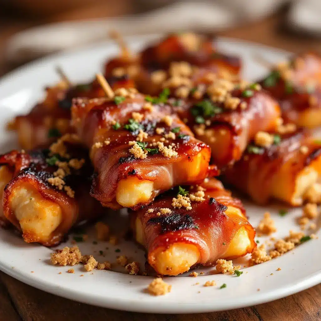 crispy bacon-wrapped new years eve party skewers - featured image