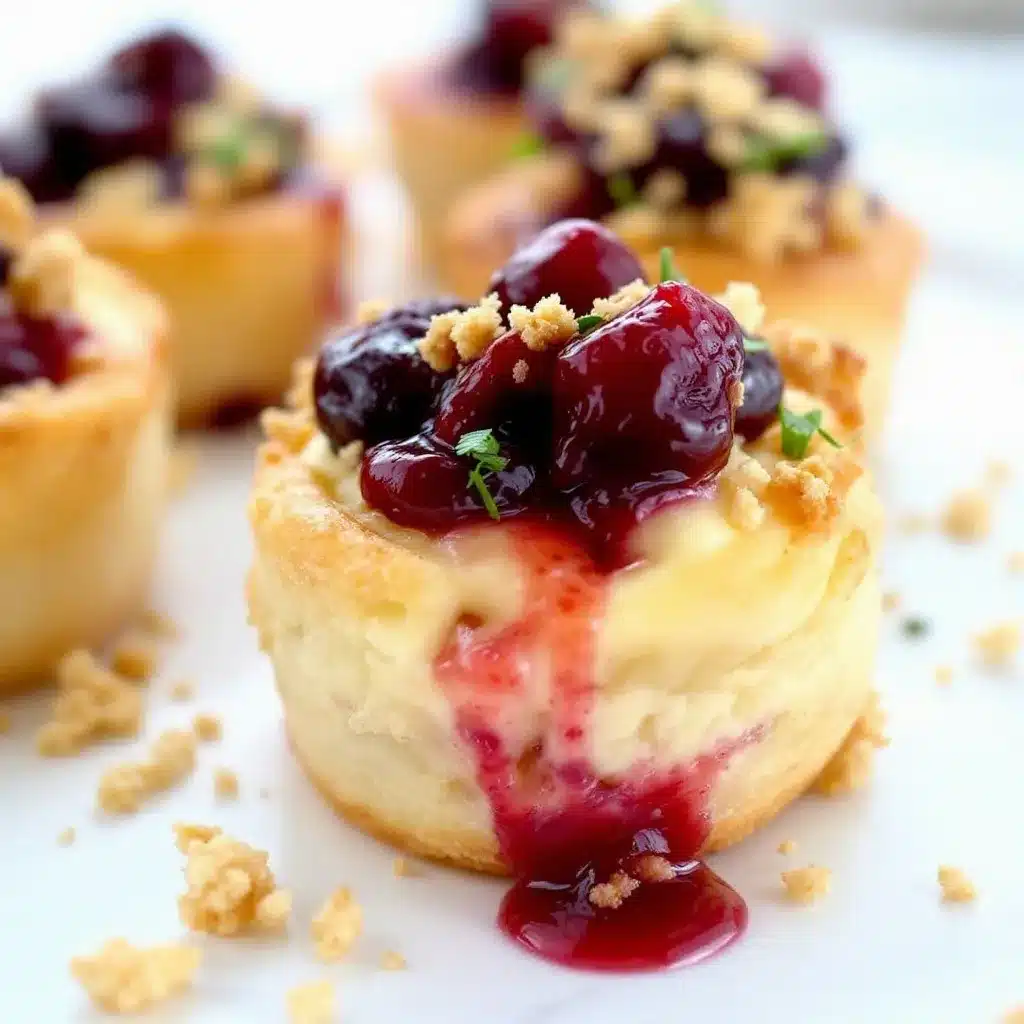 Crispy Cranberry Brie Bites preparation steps